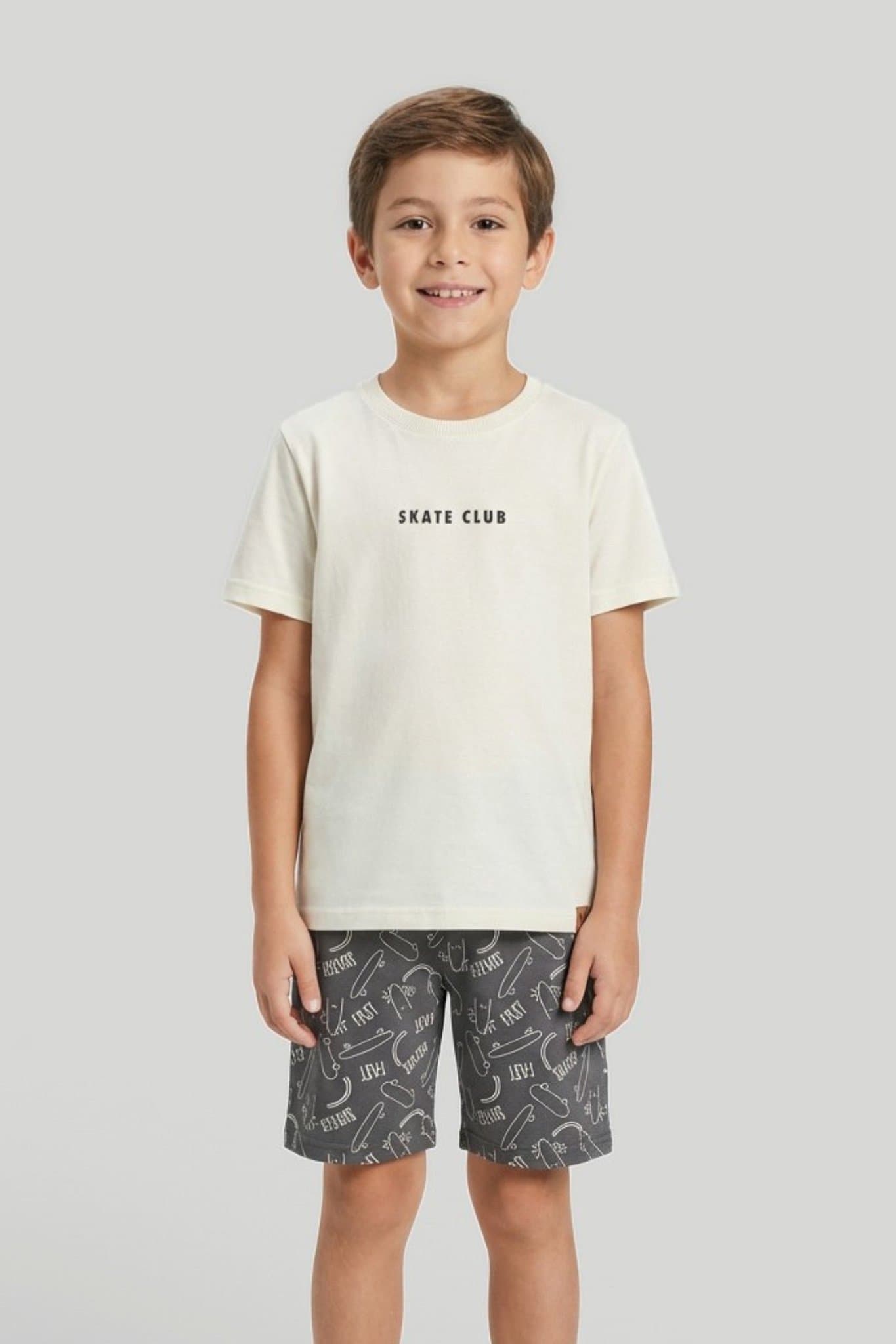 Pijama Masculino Infantil Curto Club