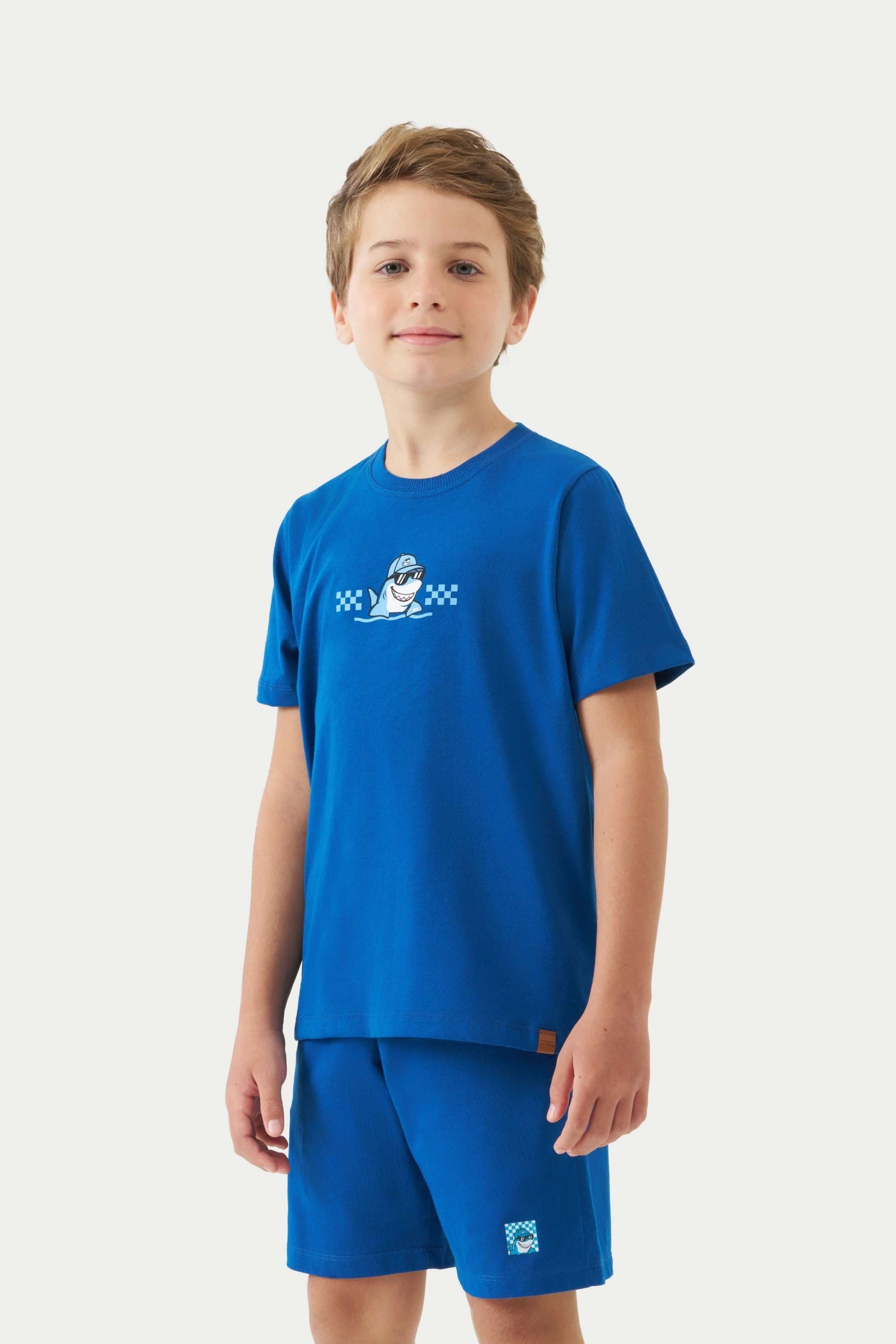Pijama Infantil Menino Curto Coordenado Dude